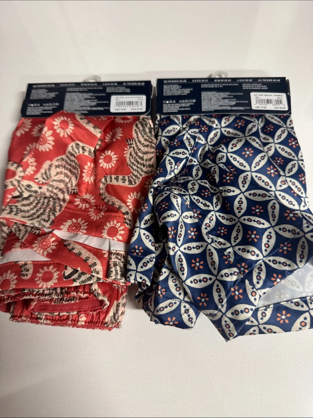 Satin Boxers Mens Large 2 Pack American Eagle